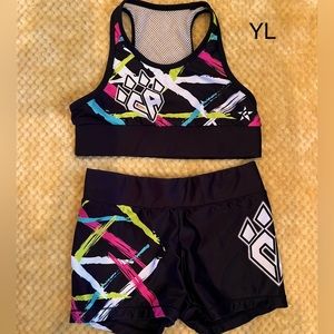 YL Cheer Athletics practice wear set
